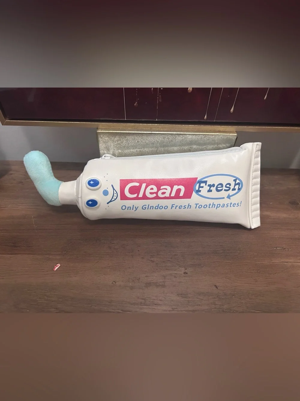 Clean Fresh Toothpaste Plush Pouch